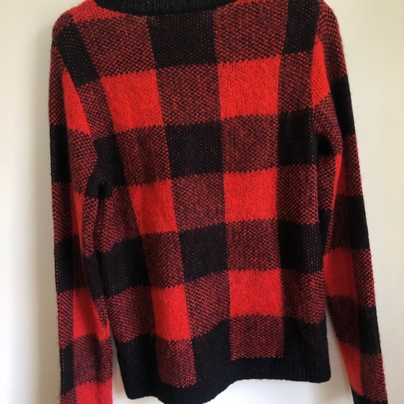 MICHAEL MICHAEL KORS Checkered Red & Black sweater - Picture 2 of 3